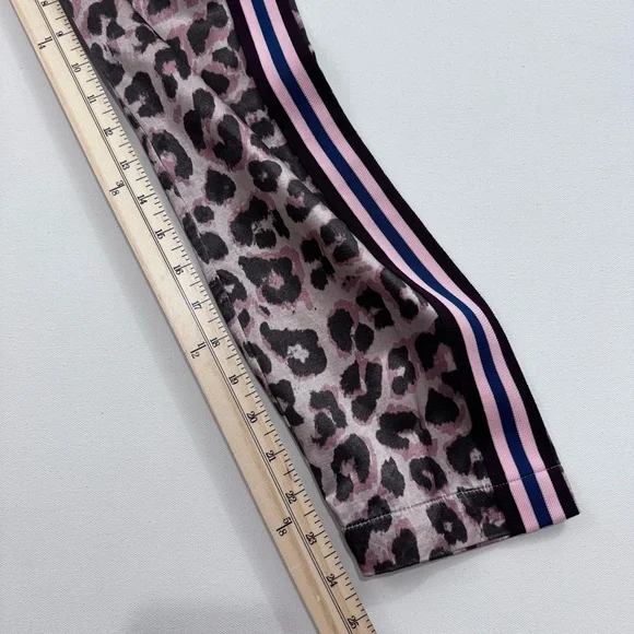 MOTHER The Lounger Leopard Print Ankle Track Pants‎ Size XS - Picture 5 of 9